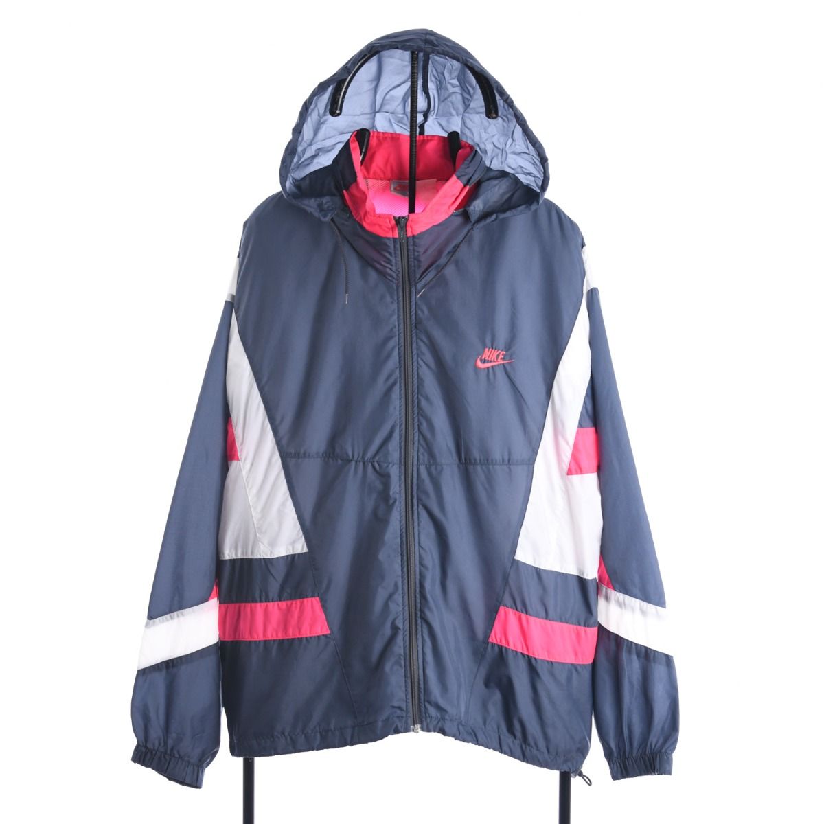 90s Nike Grey Shell Light Jacket (L)