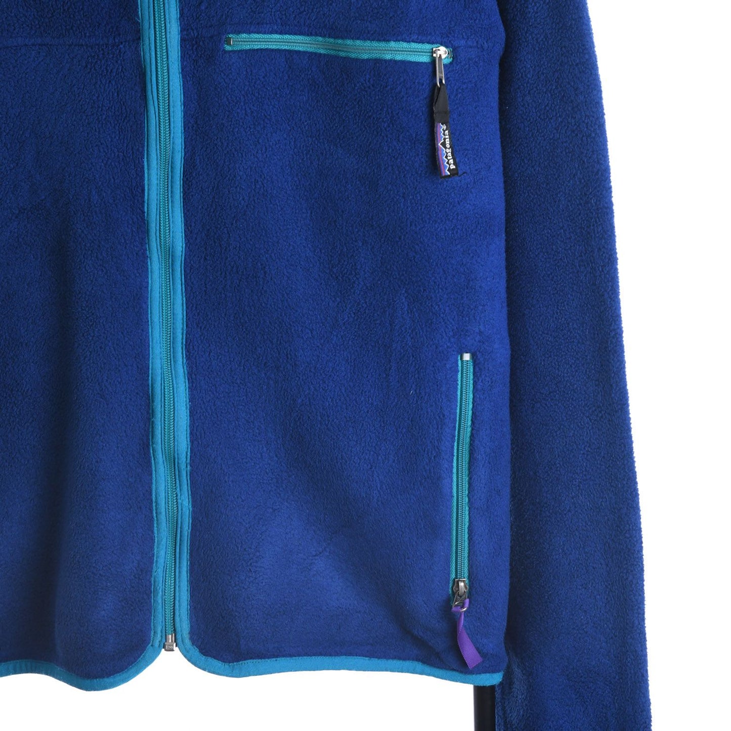 00s Patagonia Blue Full Zip Fleece jacket (L)