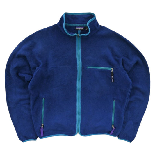 00s Patagonia Blue Full Zip Fleece jacket (L)