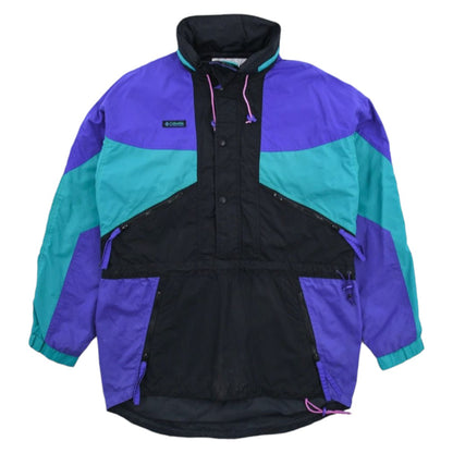 90s Columbia Black Light Pullover Jacket (XL)