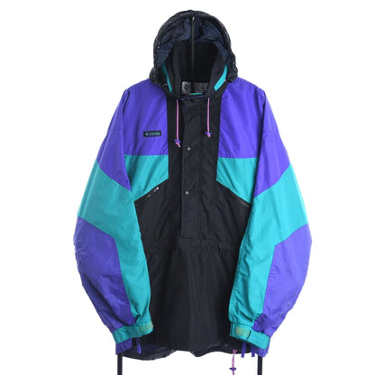 90s Columbia Black Light Pullover Jacket (XL)