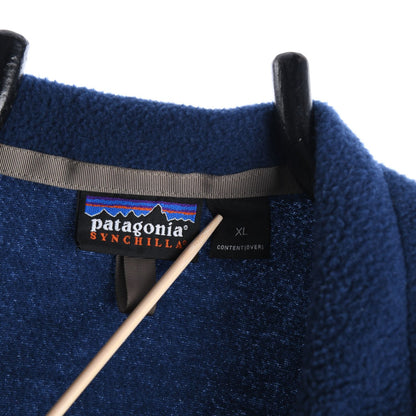 00s Patagonia Synchilla Blue Full Zip Fleece Jacket (XL)