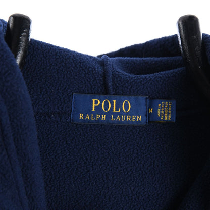 Polo Ralph Lauren Navy Embroidered Fleece Hoodie (M)