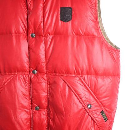 00s Polo Ralph Lauren Red Down Gilet (XL)