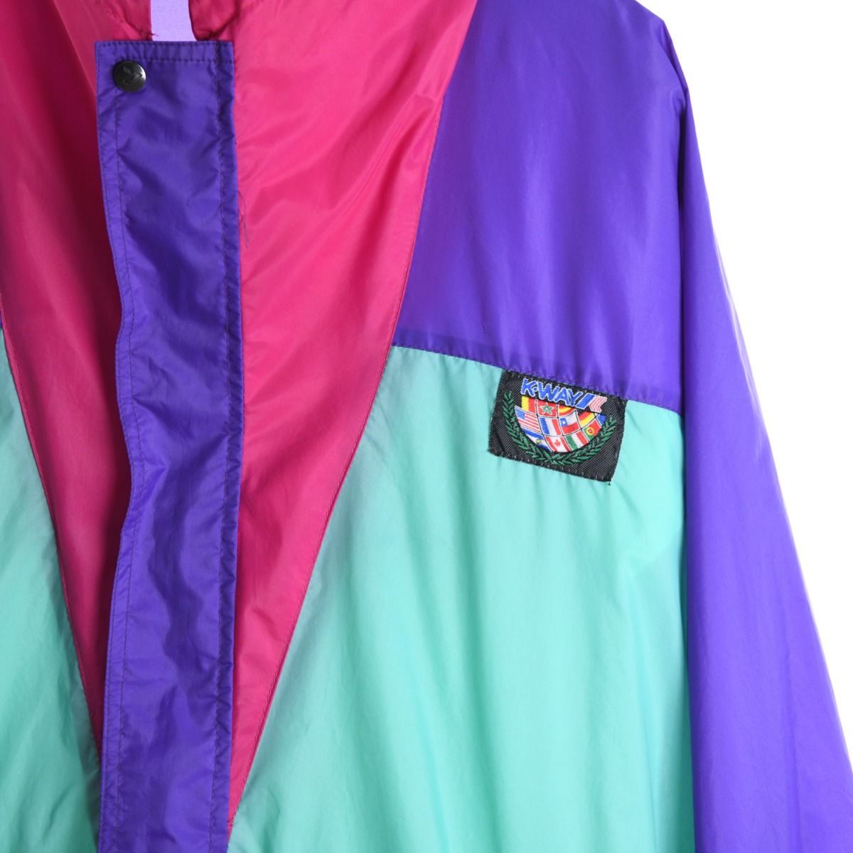 90s K-Way Green Light Jacket (XXL)