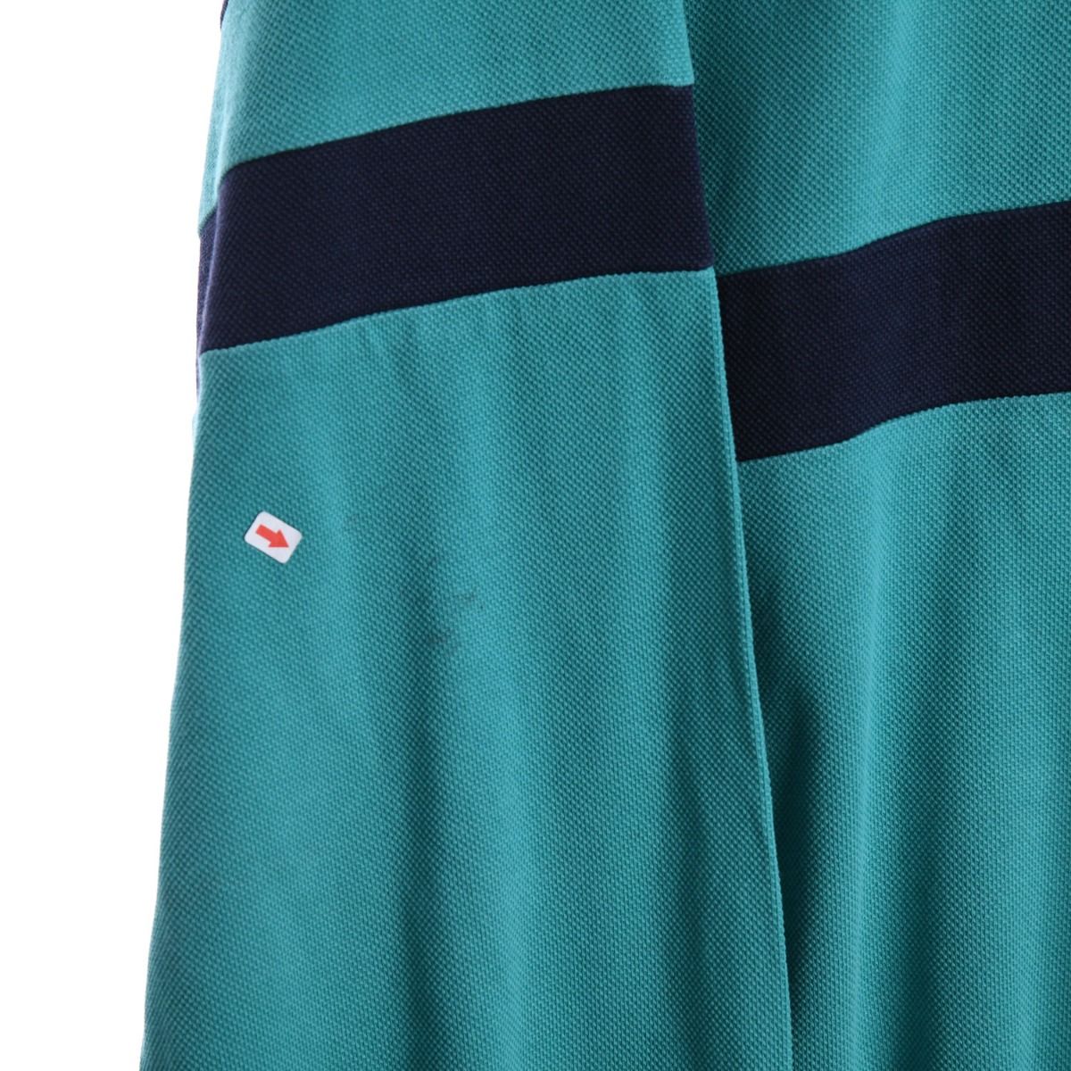 80s Lacoste Chemise Green Embroidered Sweatshirt (L)