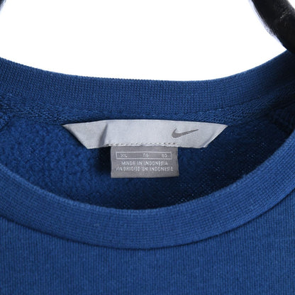 00s Nike Blue Embroidered Sweatshirt (XL)