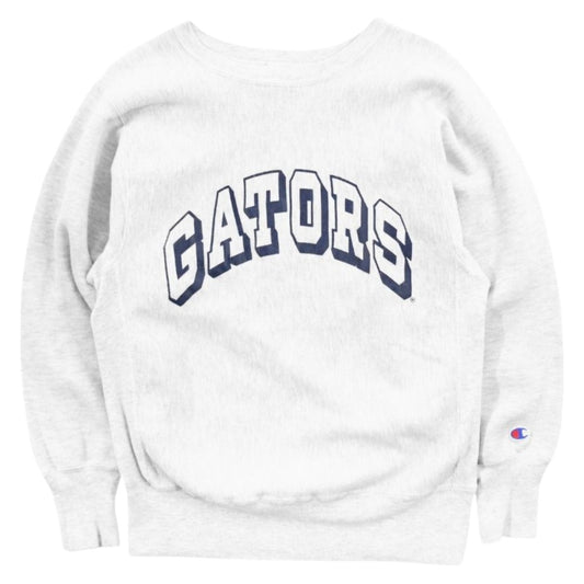 90s Champion Gators Grey Reverse Weave Heavy Sweatshirt (S)