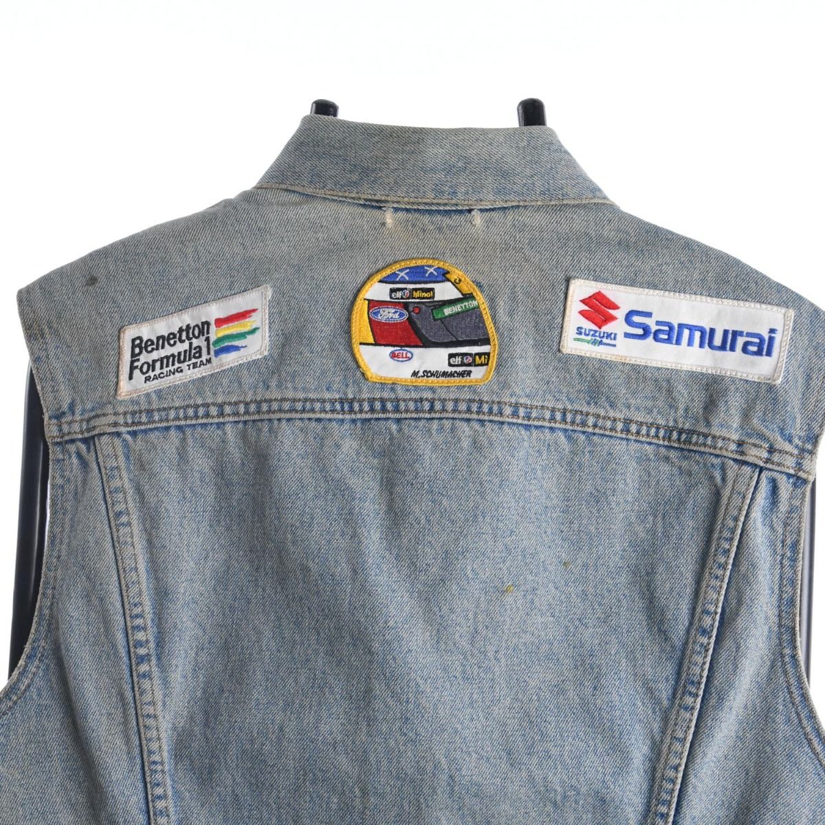 90s Levi's Denim Racing Vest (S)