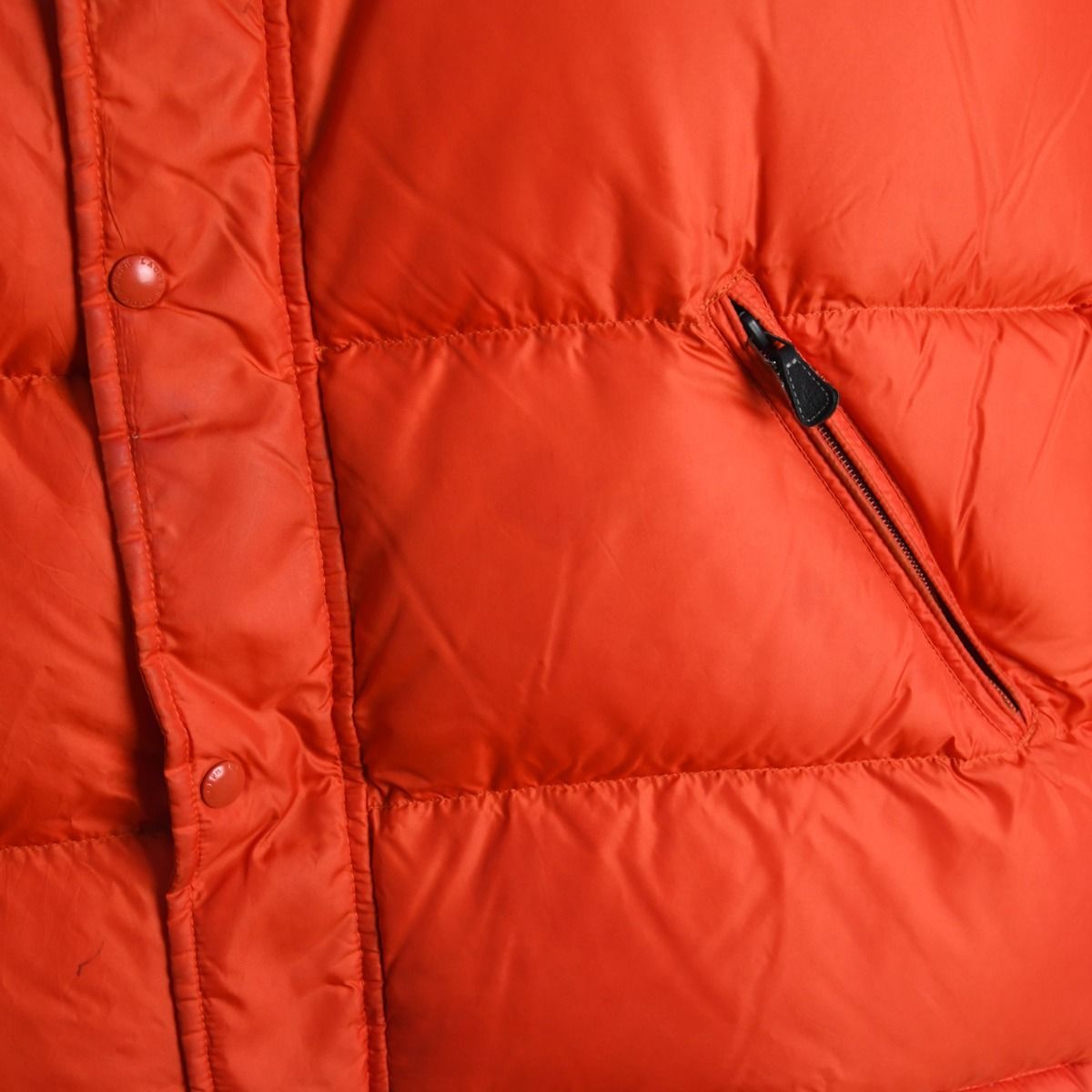 00s Polo Ralph Lauren Orange Down Puffer Jacket (XL)