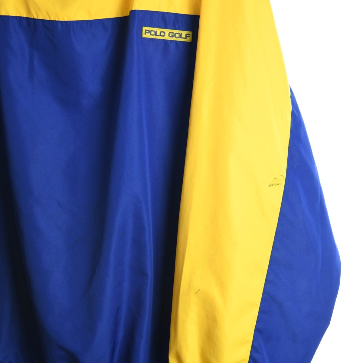 90s Polo Golf Blue/Yellow Shell Pullover Jacket (XXL)