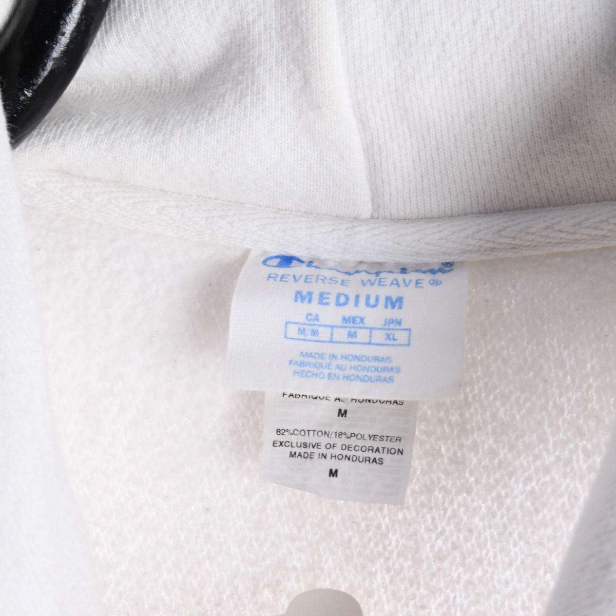 Champion White Reverse Weave Heavy Hoodie (M)