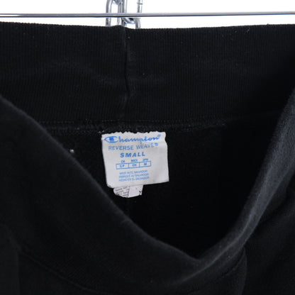 00s Champion Reverse Weave Black Heavy Tracksuit Bottoms (S)