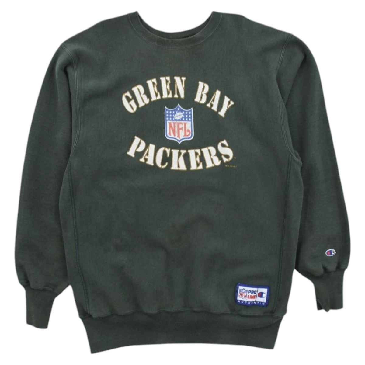 1994 Champion Green Bay Packers Green Reverse Weave Heavy Sweatshirt (XL)