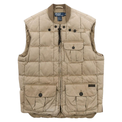 00s Polo Ralph Lauren Beige Down Gilet (S)