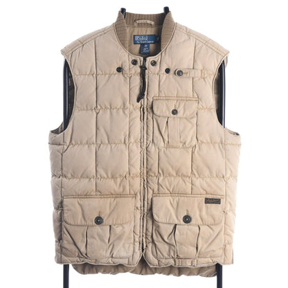 00s Polo Ralph Lauren Beige Down Gilet (S)