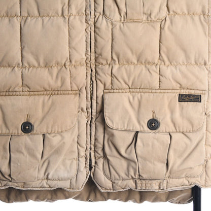 00s Polo Ralph Lauren Beige Down Gilet (S)