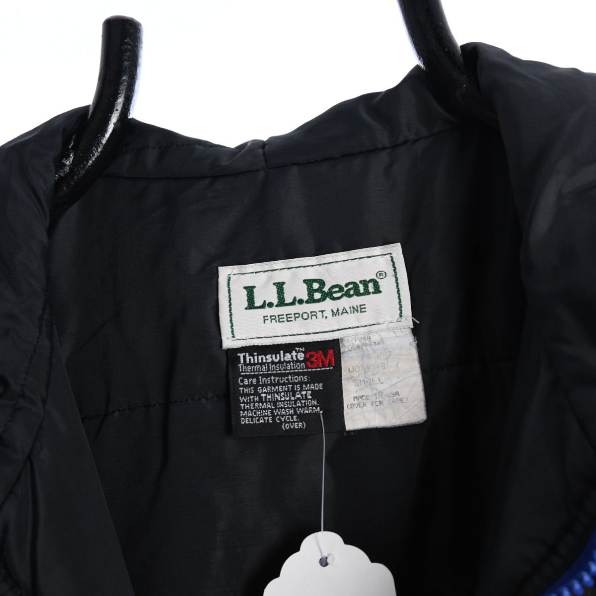 90s L.L. Bean Blue/Black Fleeced Lined Thinsulate Jacket (M)