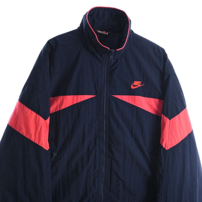 80s Nike Navy Thin Padded Jacket (M)