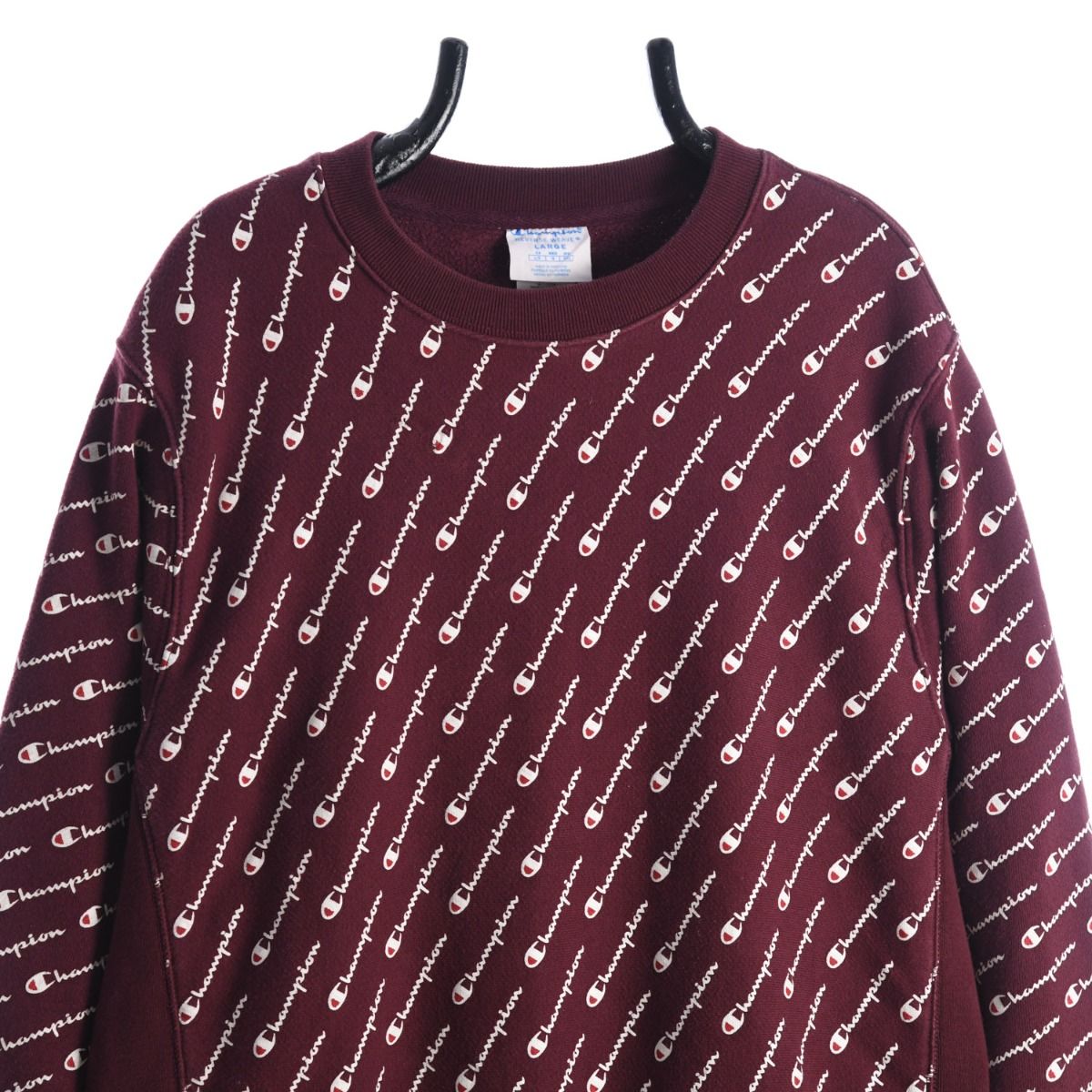 00s Champion Burgundy Reverse Weave Sweatshirt (L)