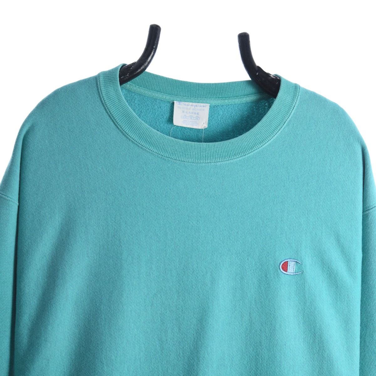 90s Champion Blue Reverse Weave Heavy Sweatshirt (XL)