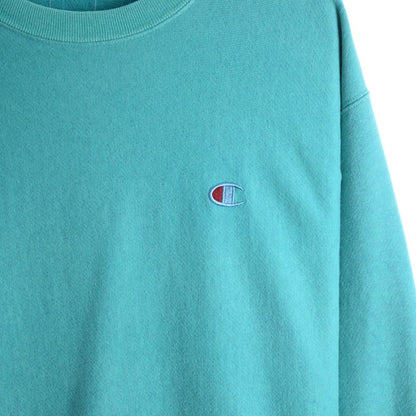 90s Champion Blue Reverse Weave Heavy Sweatshirt (XL)