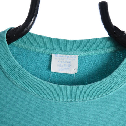 90s Champion Blue Reverse Weave Heavy Sweatshirt (XL)