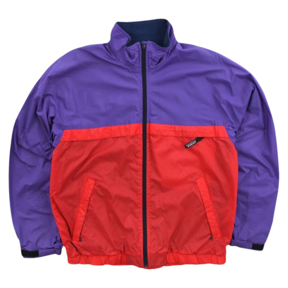 90s Patagonia Red/Purple Rip Stop Light Jacket (M)