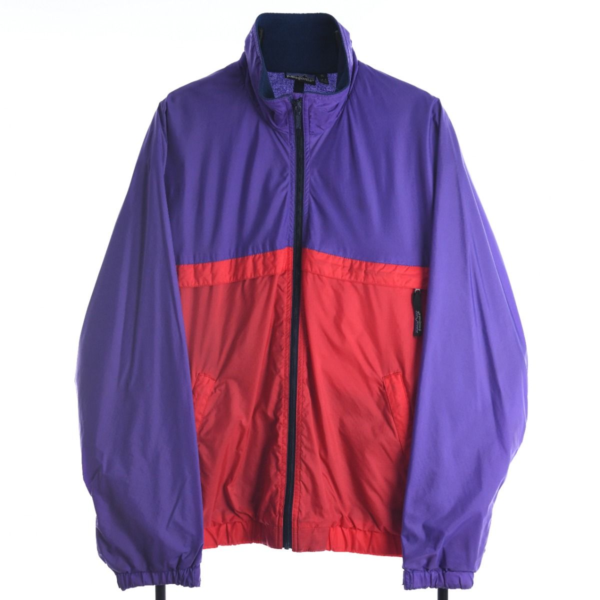 90s Patagonia Red/Purple Rip Stop Light Jacket (M)