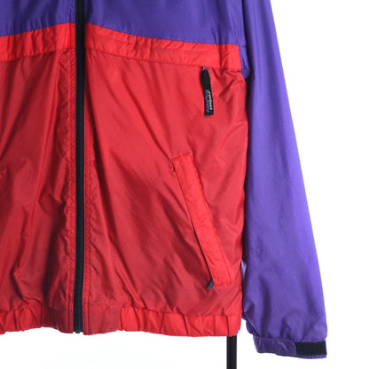 90s Patagonia Red/Purple Rip Stop Light Jacket (M)