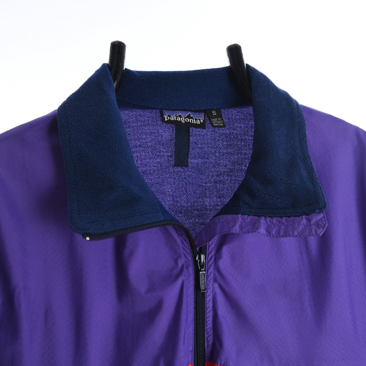 90s Patagonia Red/Purple Rip Stop Light Jacket (M)