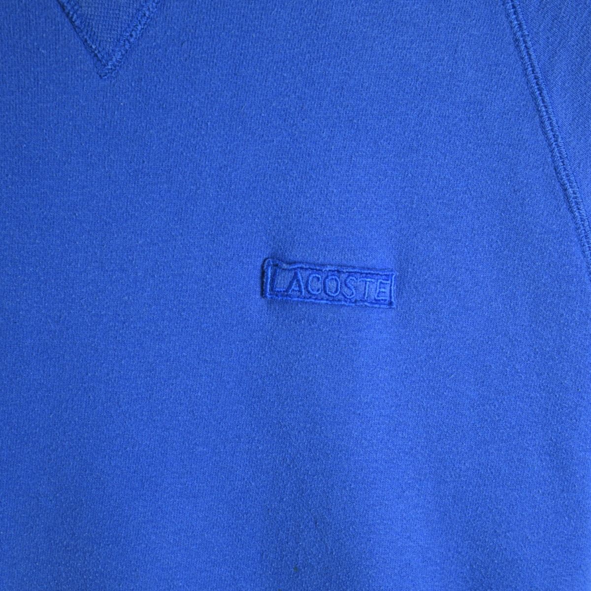 80s Lacoste Izod Blue Embroidered Sweatshirt (L)