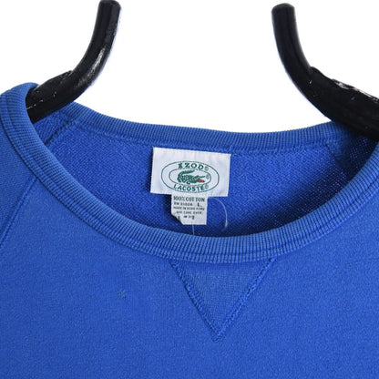 80s Lacoste Izod Blue Embroidered Sweatshirt (L)