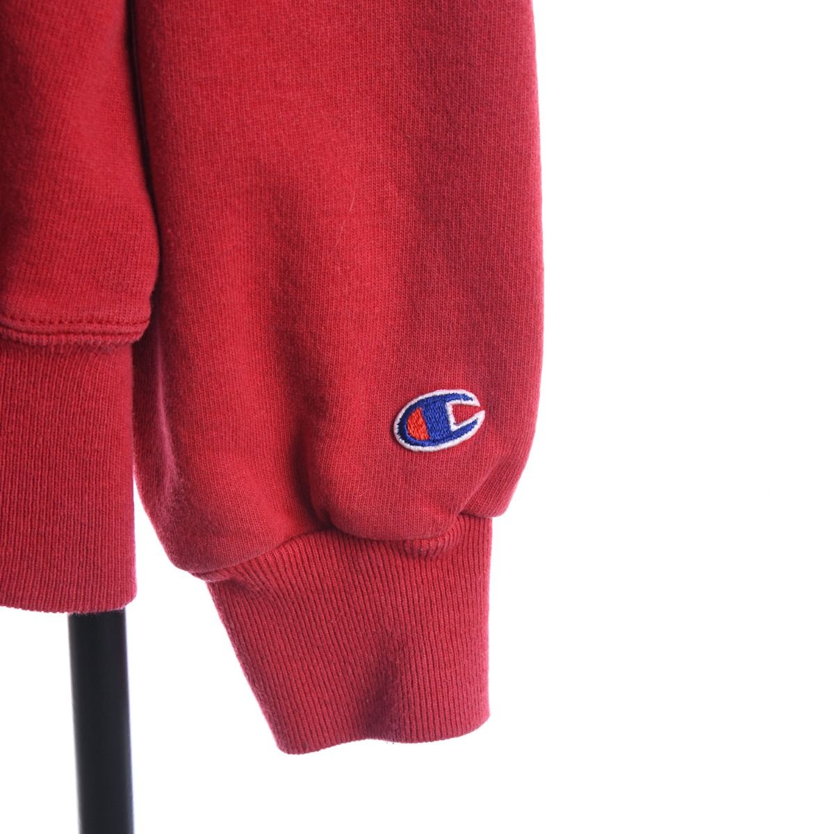 00s Champion Red Embroidered Sweatshirt (M)