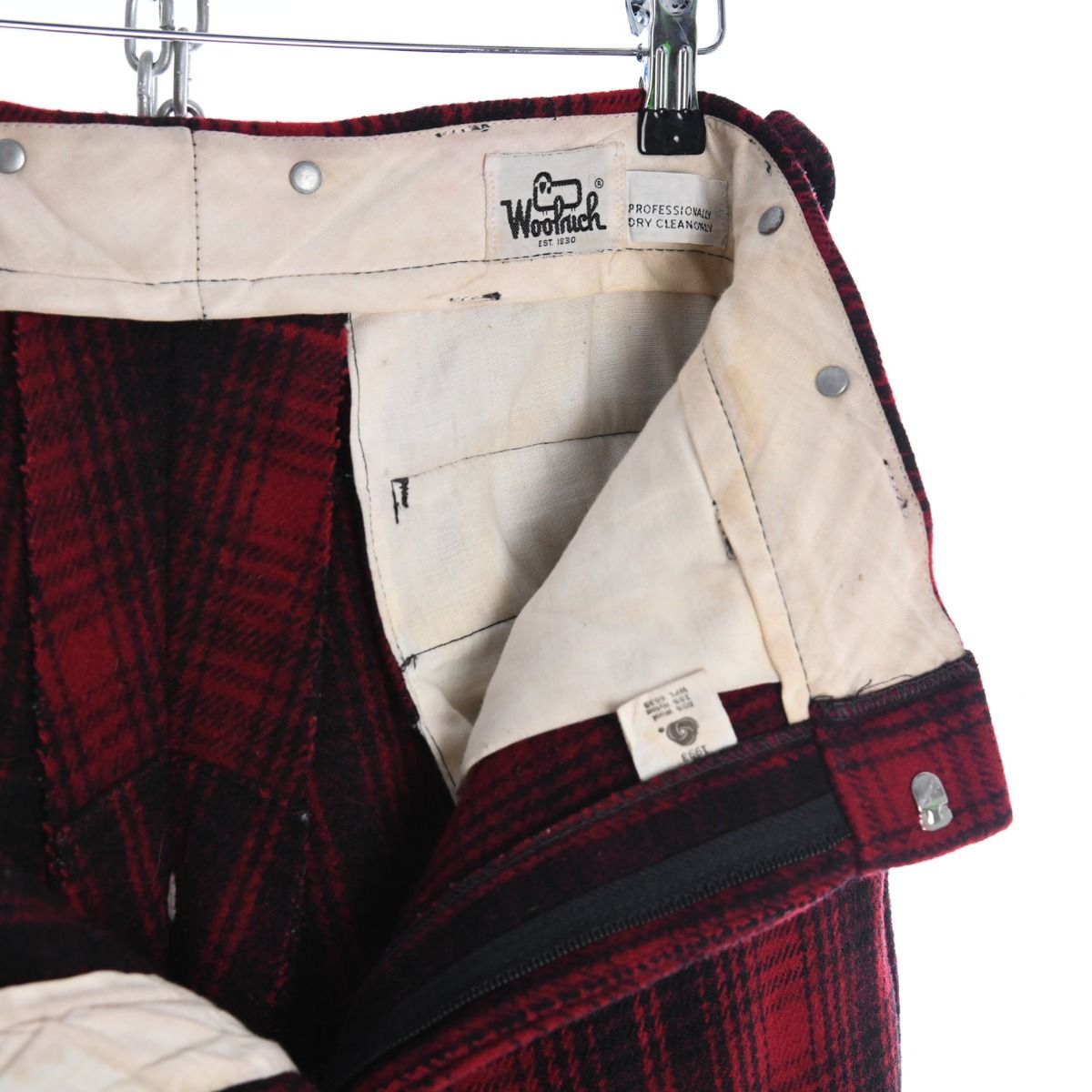 70s Woolrich Red Woolen Mills Heavy Trousers (W32" X L31.5")