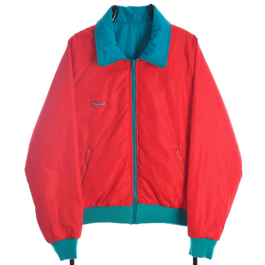 90s Columbia Green/Pink Reversible Jacket (M)