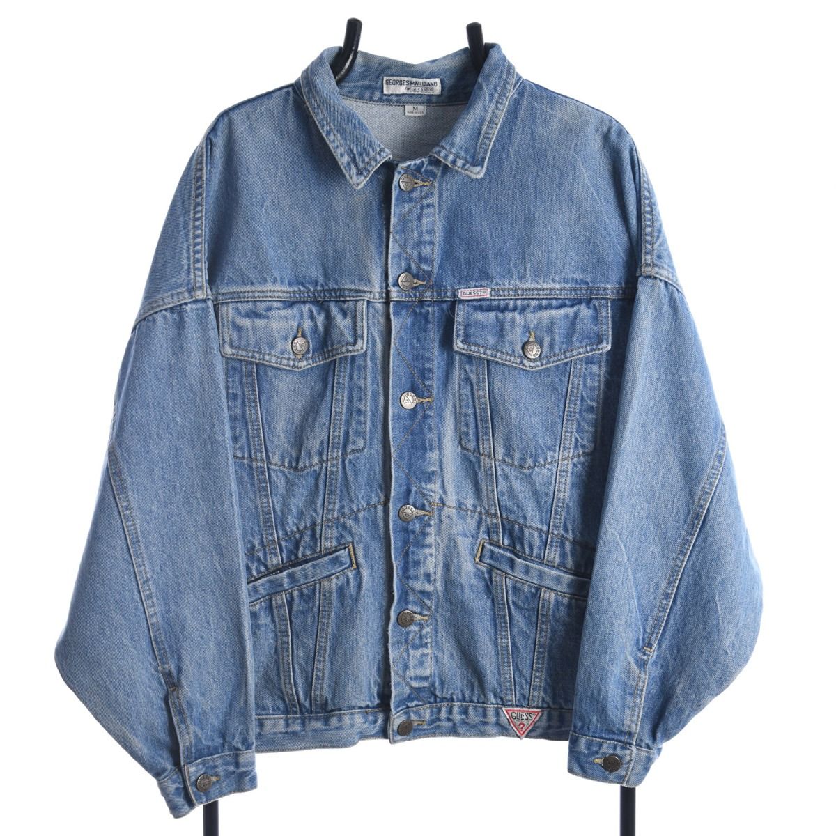 90s Guess Blue Denim Jacket (M)