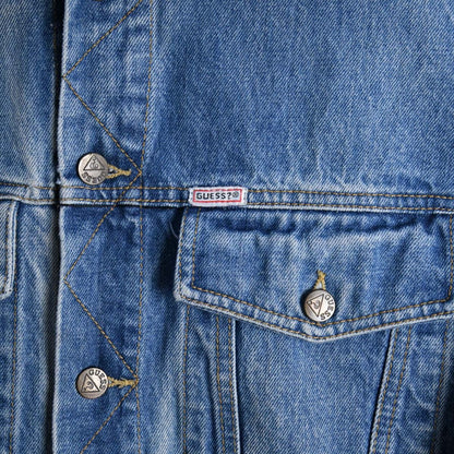 90s Guess Blue Denim Jacket (M)