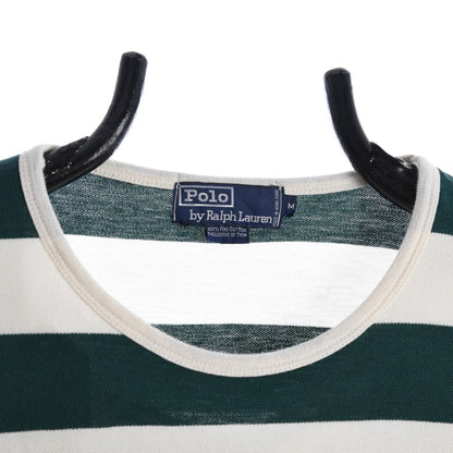 90s Polo Ralph Lauren White/Green t-Shirt (M)