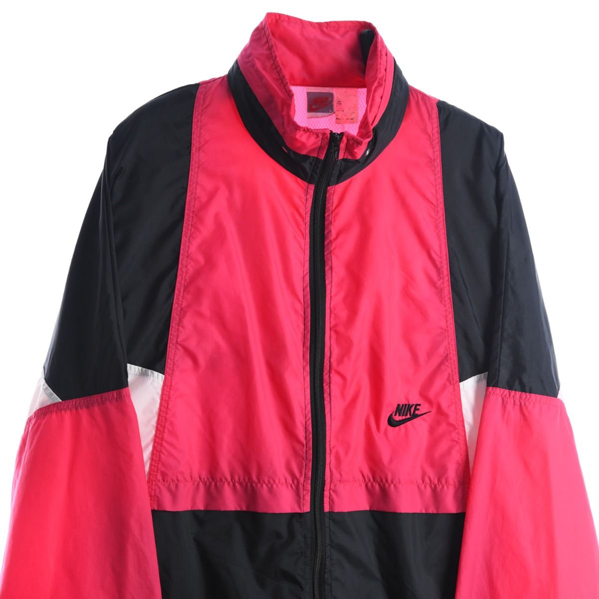 80s Nike Pink/Black Light Jacket (L)