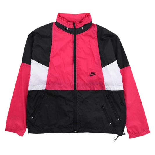 80s Nike Pink/Black Light Jacket (L)