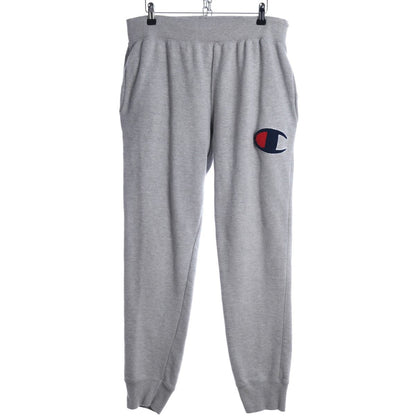 00s Champion Reverse Weave Grey Tracksuit Bottoms (L)