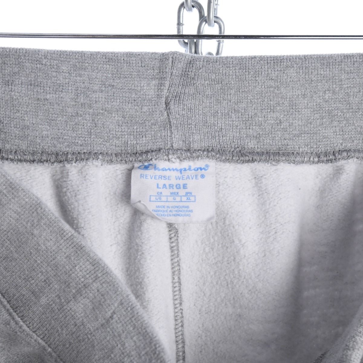 00s Champion Reverse Weave Grey Tracksuit Bottoms (L)