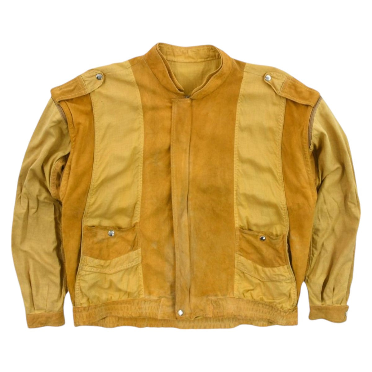 70s Valetino Suede Yellow Light Jacket (S)