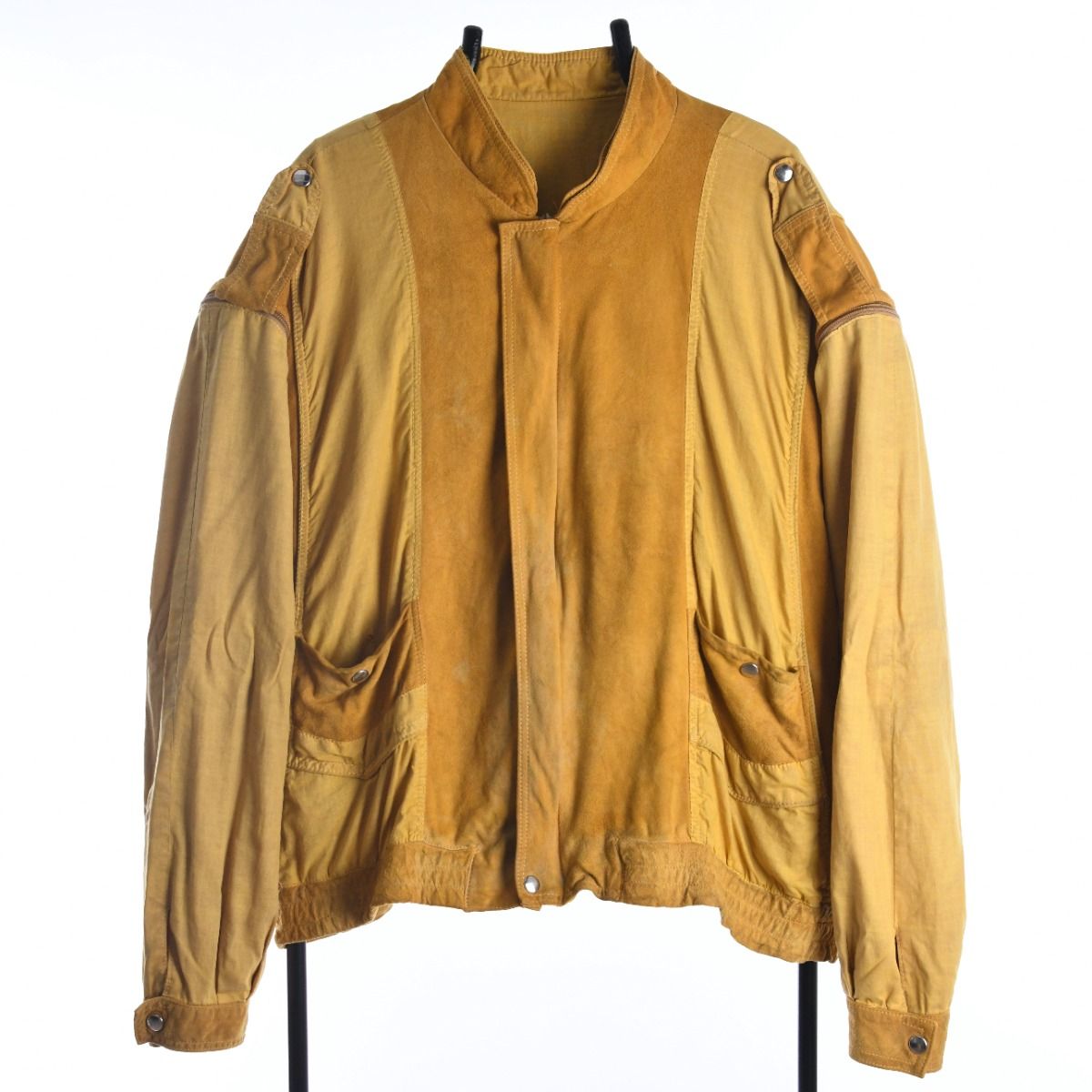 70s Valetino Suede Yellow Light Jacket (S)