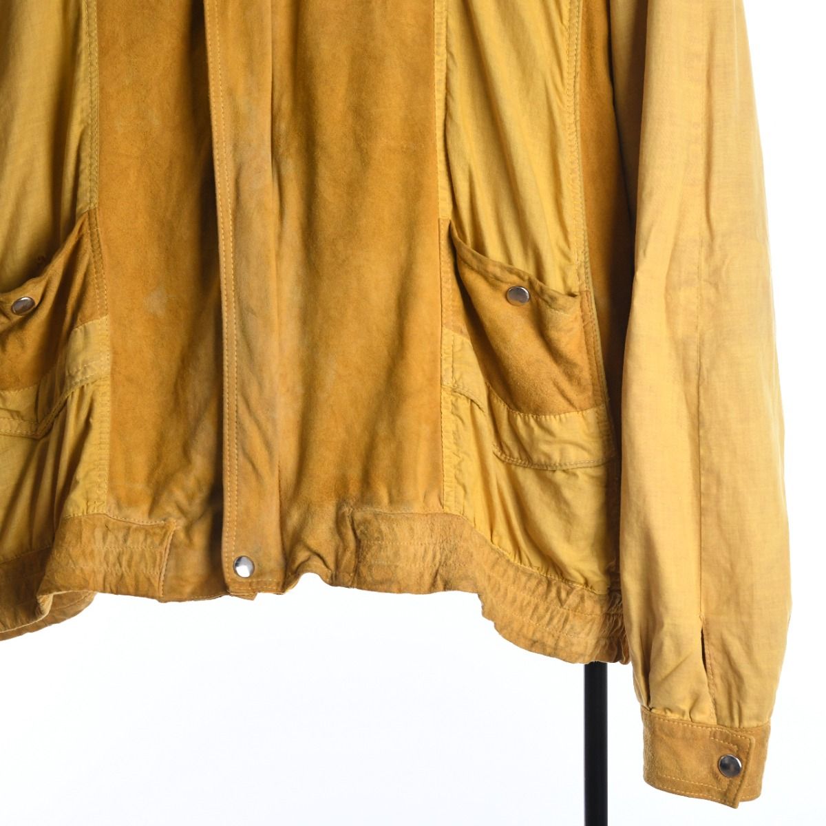 70s Valetino Suede Yellow Light Jacket (S)