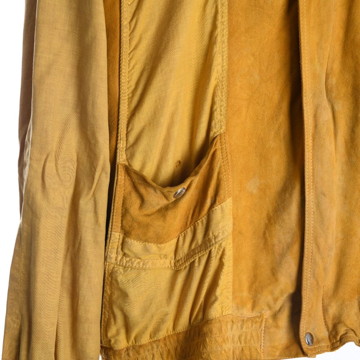 70s Valetino Suede Yellow Light Jacket (S)