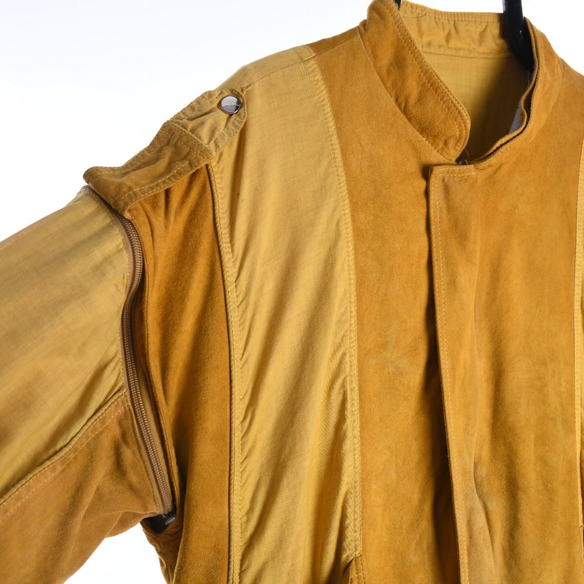 70s Valetino Suede Yellow Light Jacket (S)