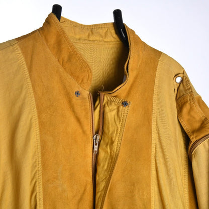 70s Valetino Suede Yellow Light Jacket (S)