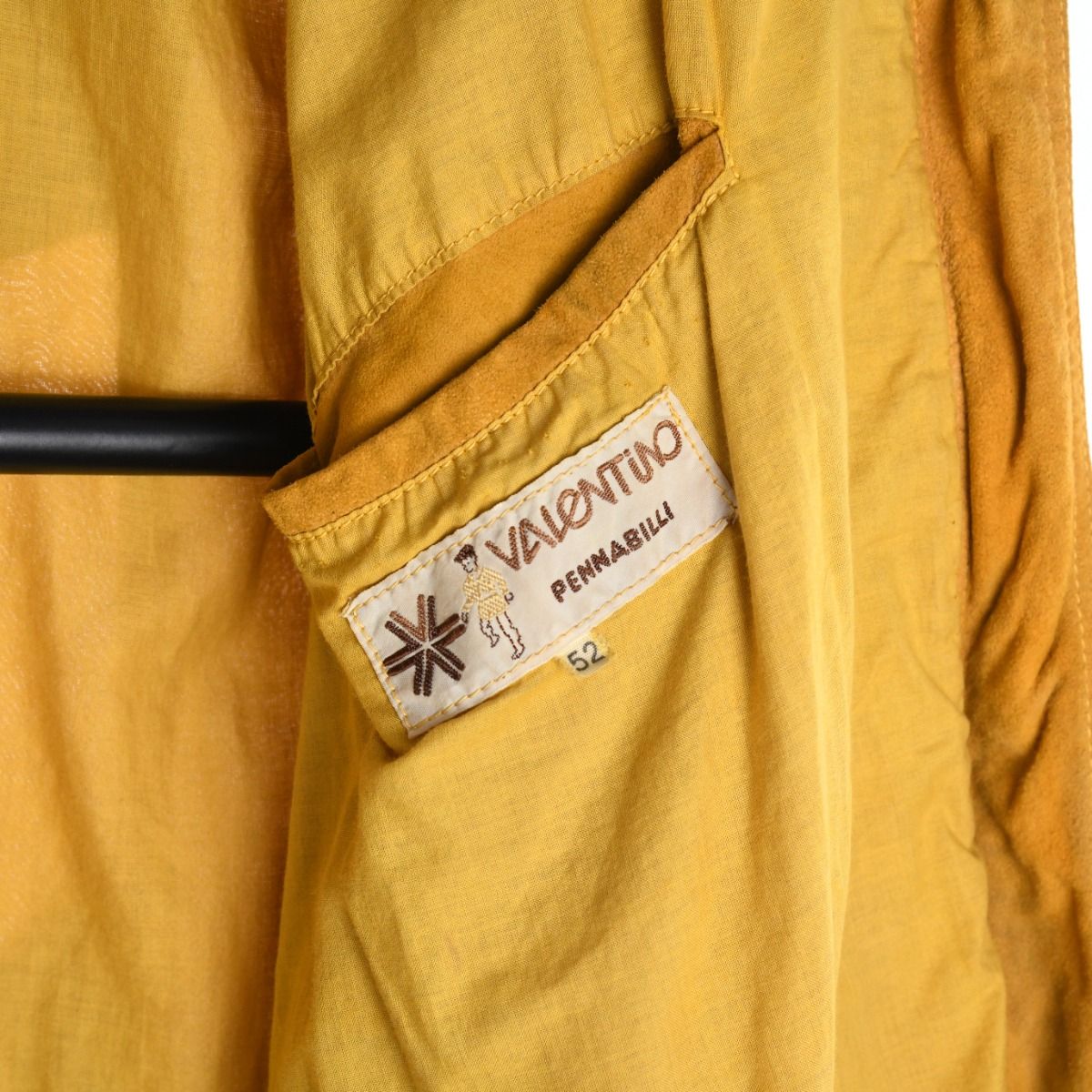 70s Valetino Suede Yellow Light Jacket (S)